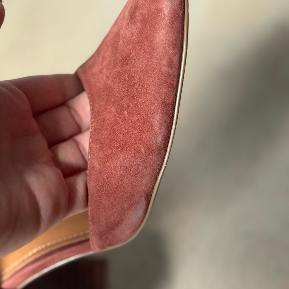 And Other Stories Suede Rust Ankle Strap Block Heel. Size 39 EU - Picture 10 of 12